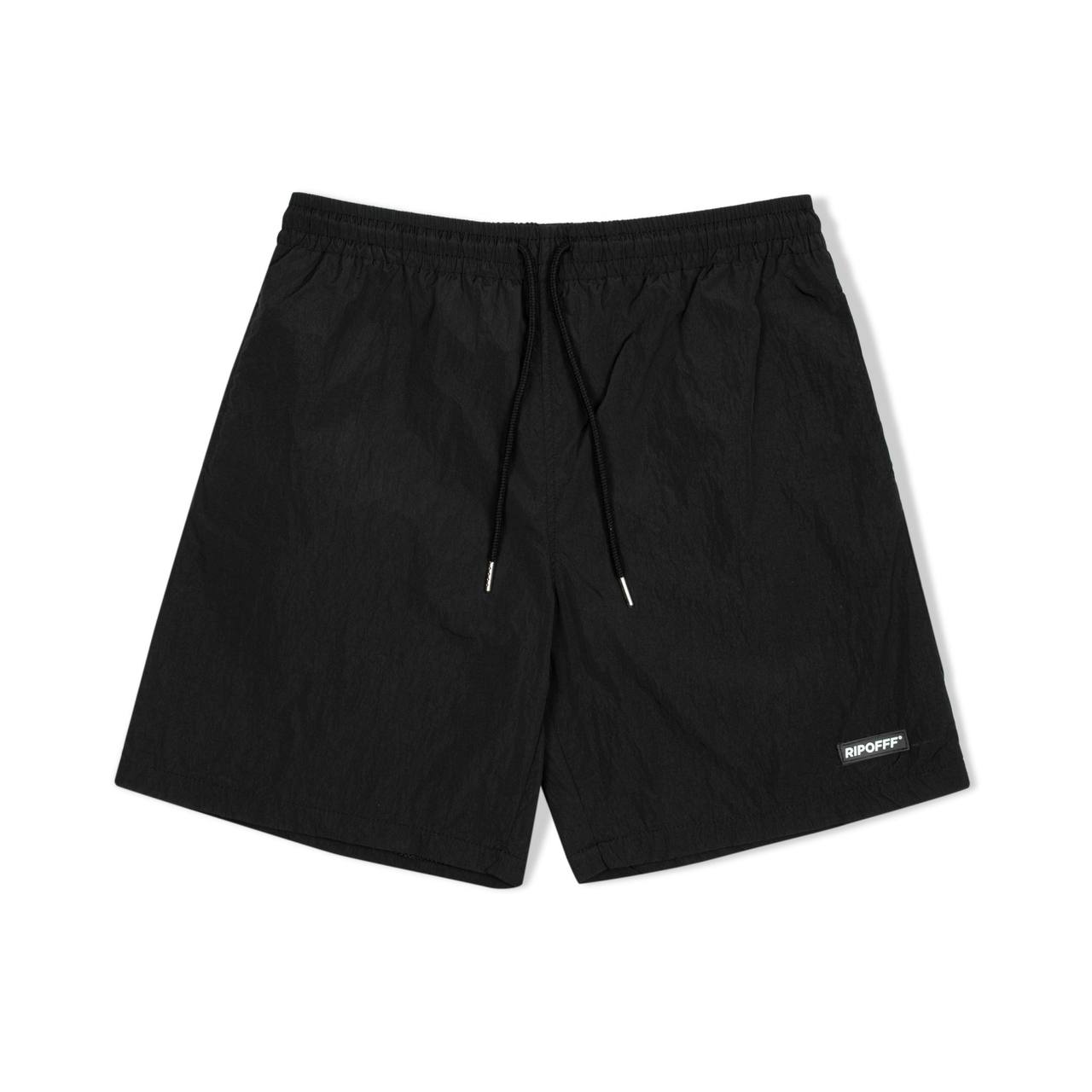 RIPOFFF Nylon short Big Logo - Black