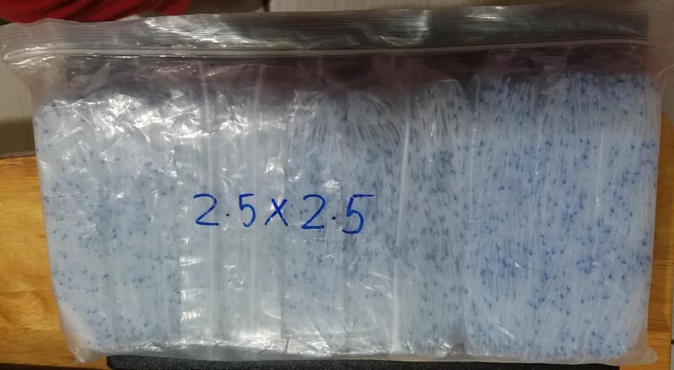 Combo 200 túi zip mini 2.5x2.5cm dầy đẹp