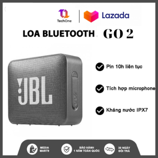 Loa Bluetooth JBL - GO2 , Loa Di Động 5W, Loa Nghe Nhạc Bluetooth Bass Mạnh, Kháng Nước và Bụi IP67, Hệ Thống Bluetooth 5.1, Công Nghệ Âm Thanh JBL Pro Sound, Đa Dạng Màu Sắc ( Bảo Hành 2 Năm ) thumbnail