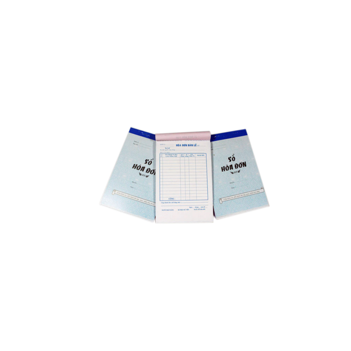 Hoá Đơn 2 Liên 60 Tờ Khổ 13x19cm Lốc 10 Cuốn