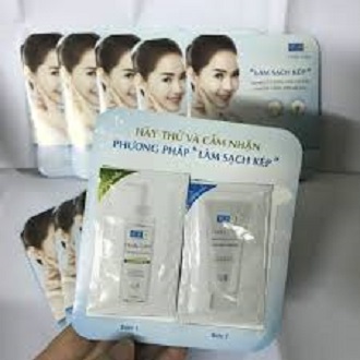 [HCM]Combo 5 gói sữa rửa mặt Hadalabo 3ml