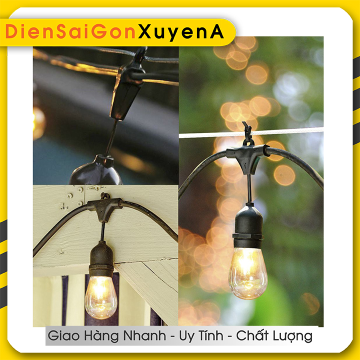 Bóng đèn tròn trang trí Edison Vintage G45 4W E27