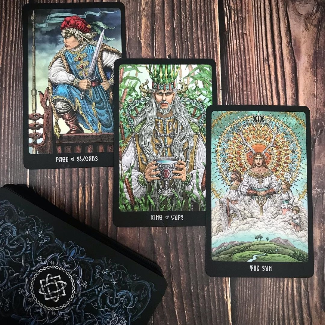 Slavic Legends Tarot Black Edition