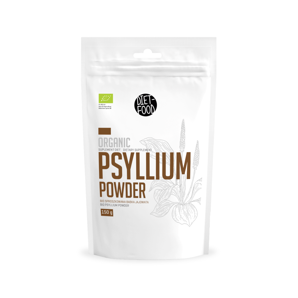 Bột vỏ mã đề hữu cơ Diet Food (Organic Psyllium Powder) - 150gr