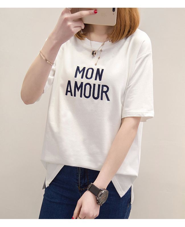 Áo thun nữ mon amour thời trang