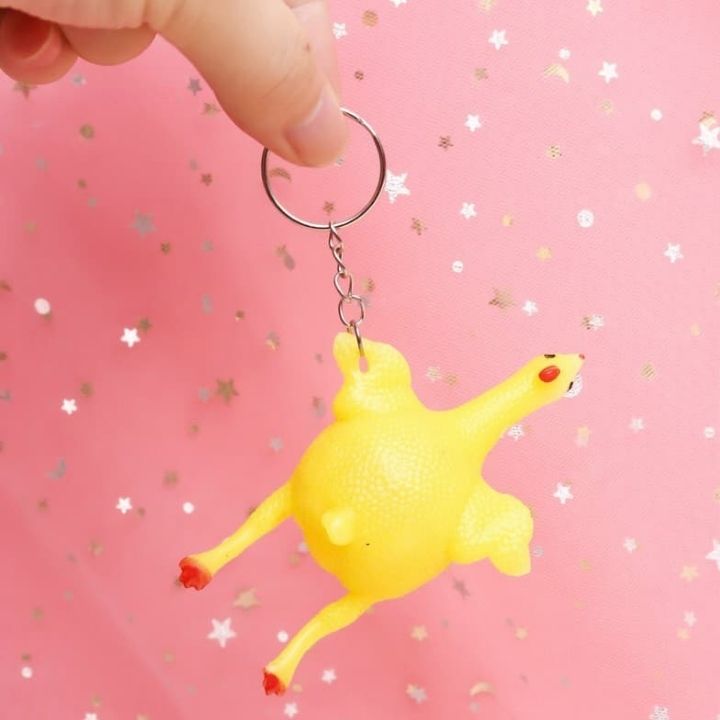 Móc Khóa Gà Đẻ Trứng Đồ Chơi Gà Đẻ Trứng Độc Đáo