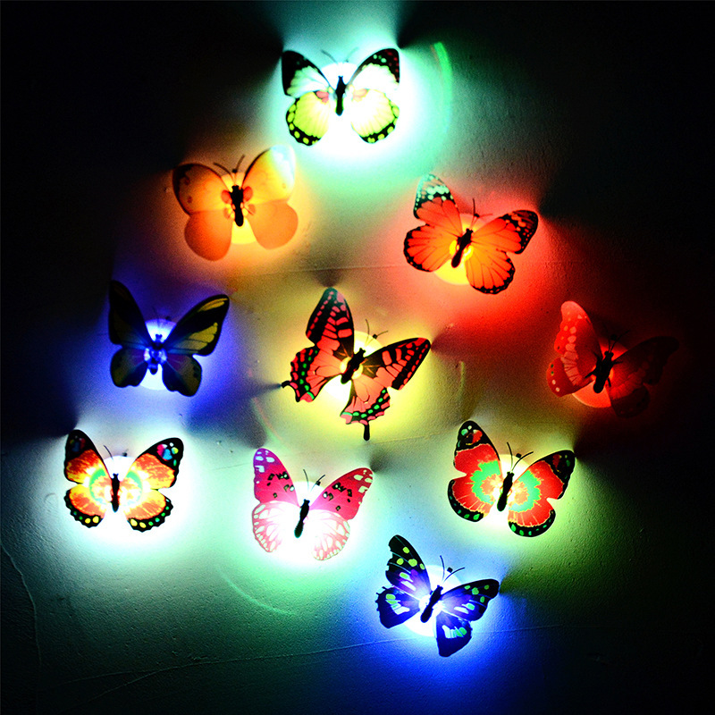 Đèn led dán tường hình bướm