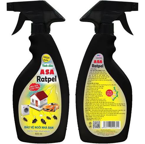 XỊT XUA ĐUỔI CHUỘT ASA RATPELL 350ML (XUA ĐUỔI CHUỘT , RẮN ,RẾT CỰC HIỂU QUẢ)