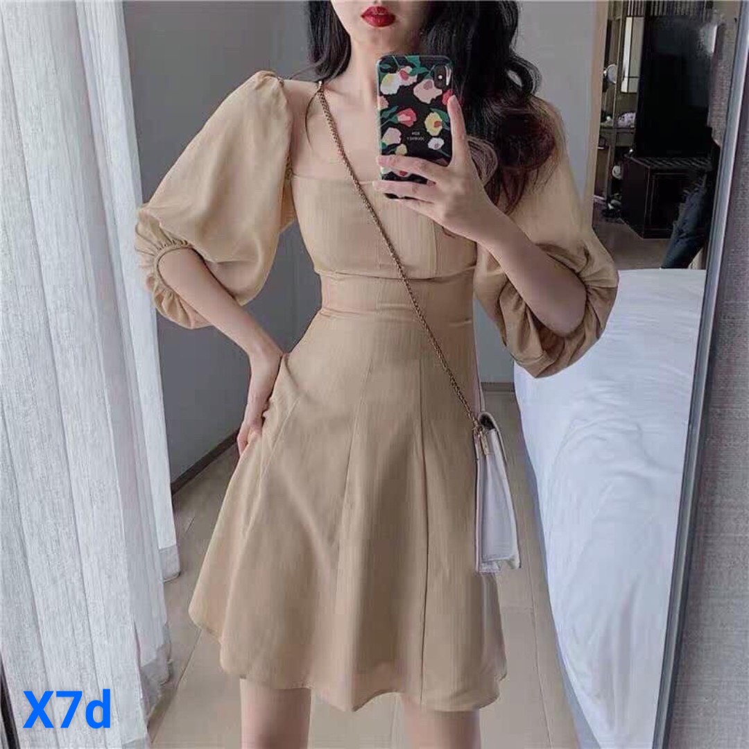 #đầm tay loe cao cấp - hn