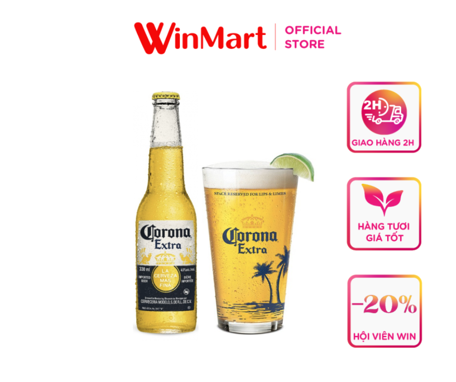 - bia corona extra chai 300/330ml