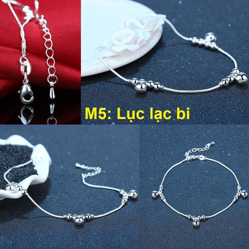 Lắc chân bạc Hàn Quốc