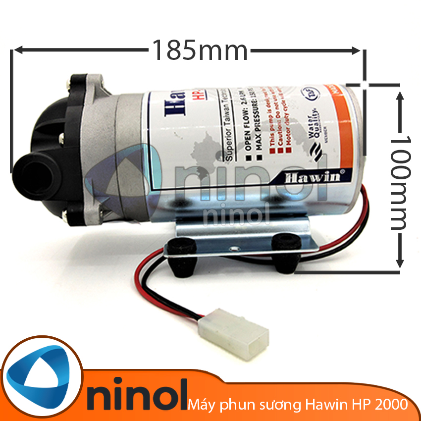 Máy bơm phun sương Hawin HP 2000-30 béc