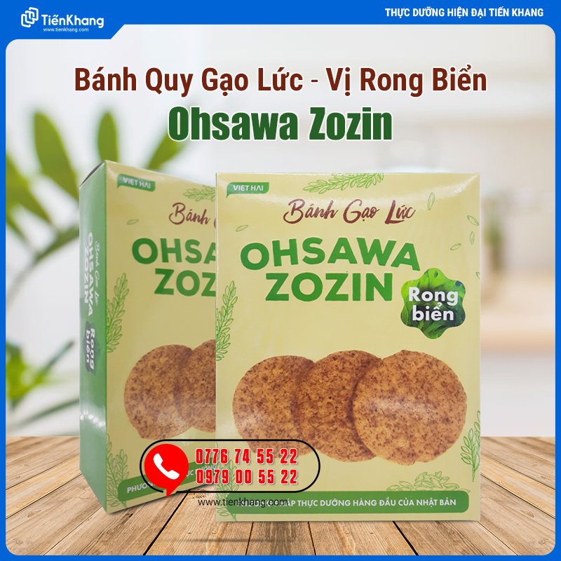 Bánh Gạo Lứt Ohsawa Zozin
