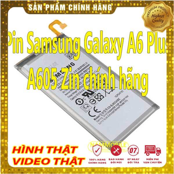 Pin samsung galaxy a6 plus j6 plus j8 plus a605 j605 j805 eb-bj805abe 3500mah zin + tặng keo dán pin
