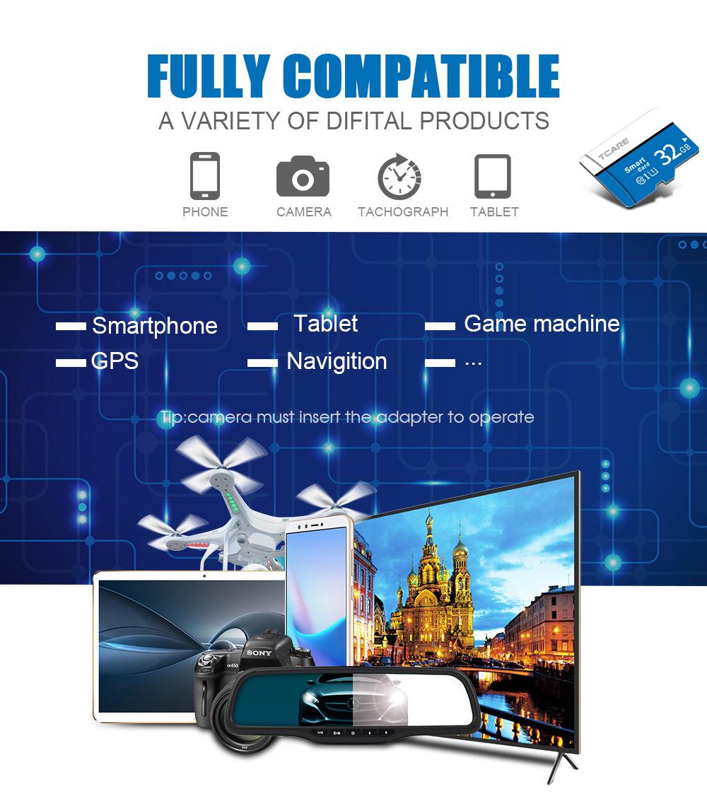 Thẻ Nhớ SD Micro TCARE 32GB Class 10
