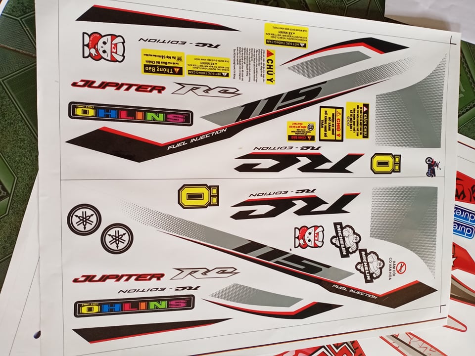 Tem rời jupiter RC Fi 2018 trắng