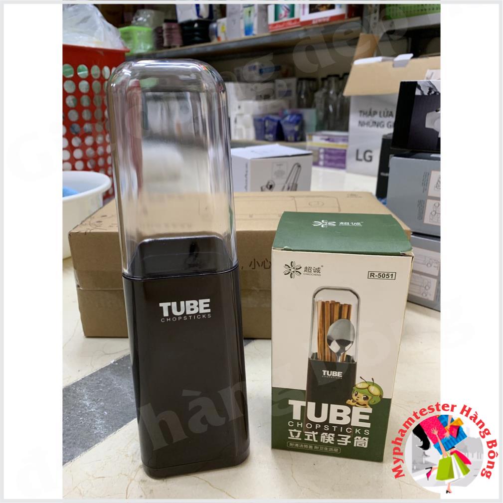 [Mã SKAMA8 giảm 8% tối đa 50K đơn 300K] Ống cắm đũa có nắp Tube Chopstics