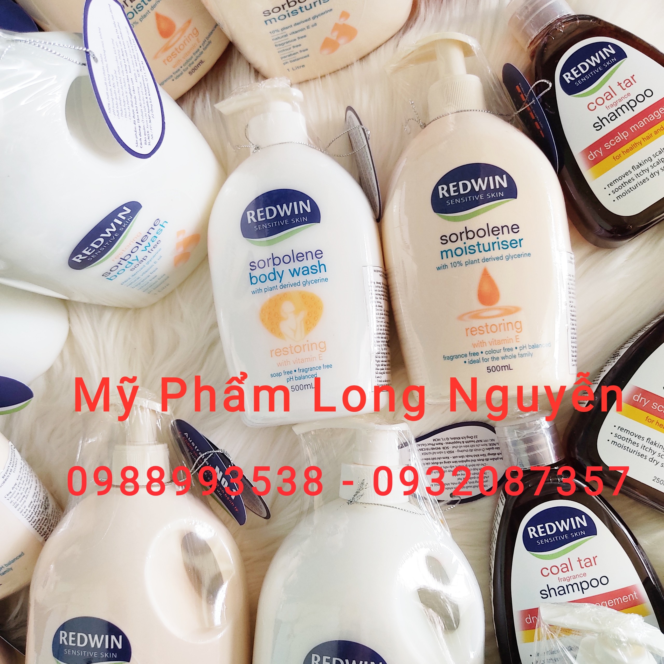 Kem dưỡng làm mềm da REDWIN Sorbolene Moisturiser With Vitamin E 500ml
