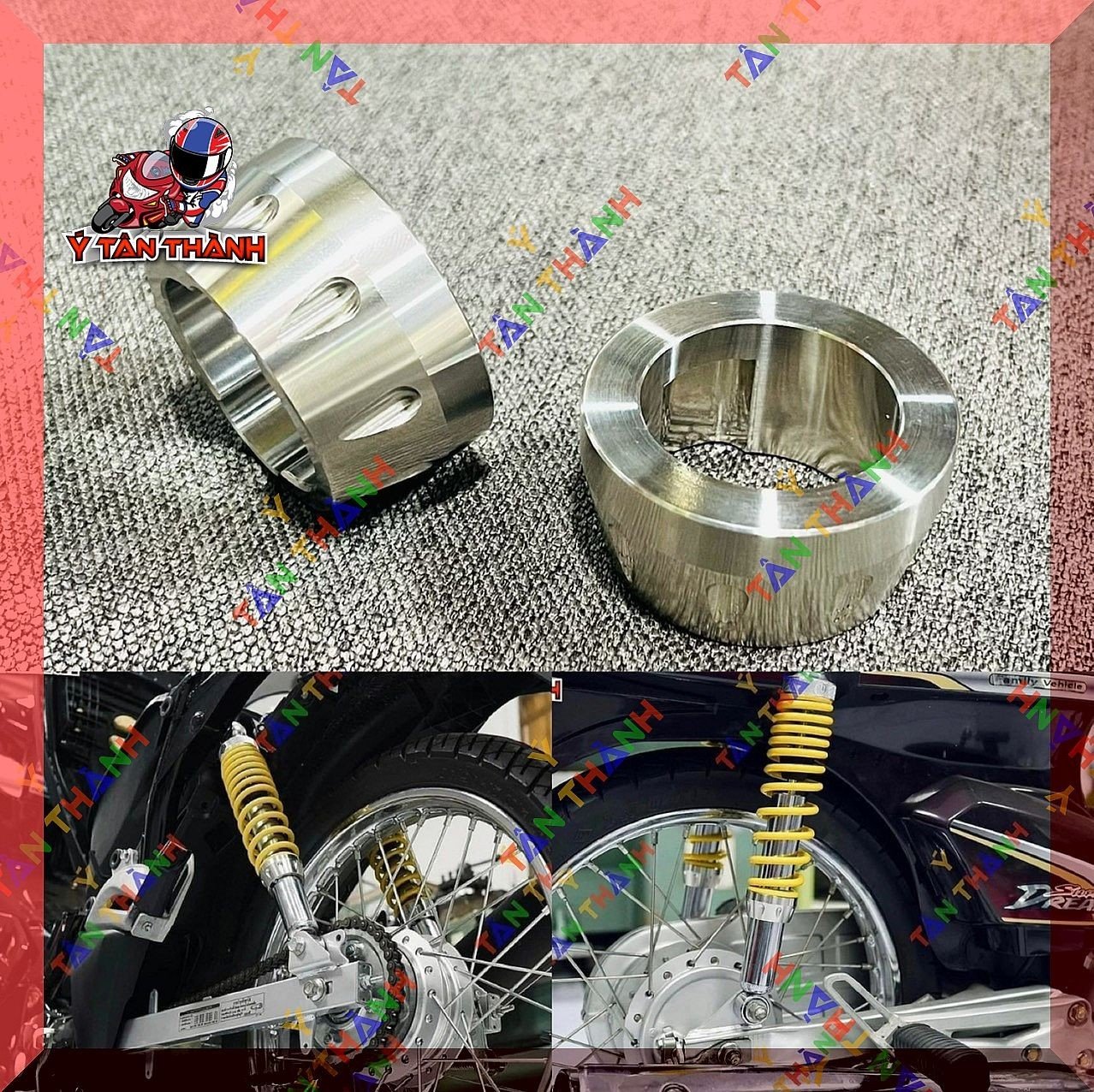 Chén chân phuộc nice inox MS35