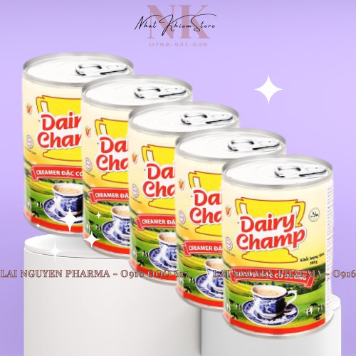 Combo 5 Sữa đặc có đường Dairy Champ lon 500g