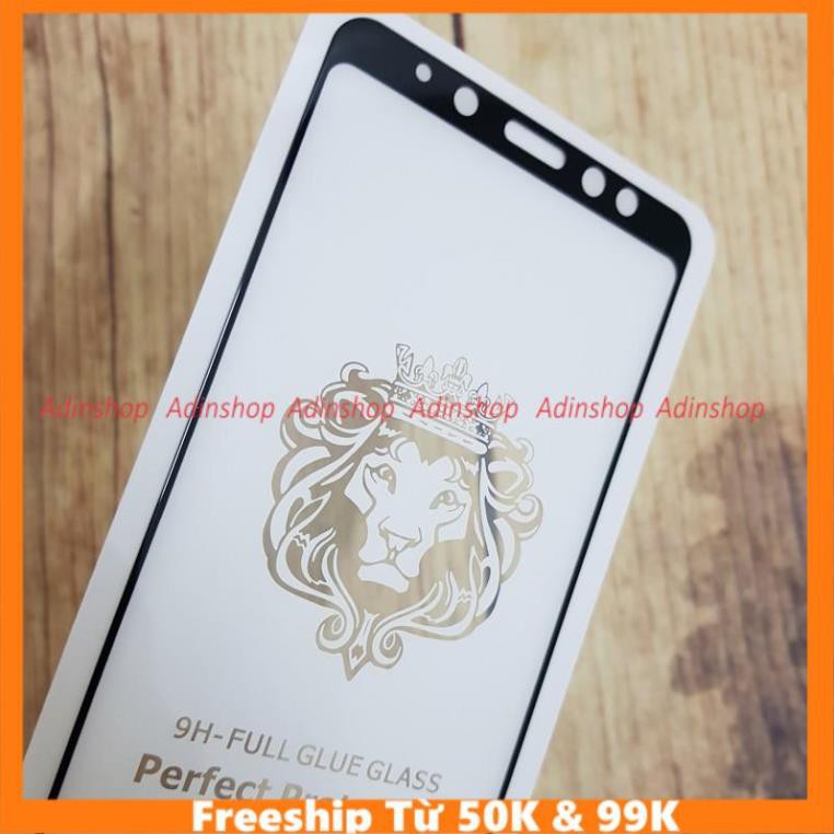 Dán màn hình kính cường lực samsung a8 plus cường lực full keo full màn hình 5d