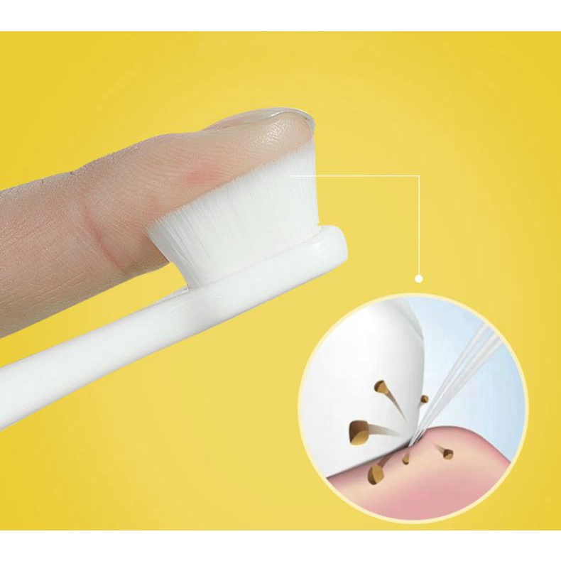Bàn chải đánh răng cho bé sợi tơ siêu mềm mini soft