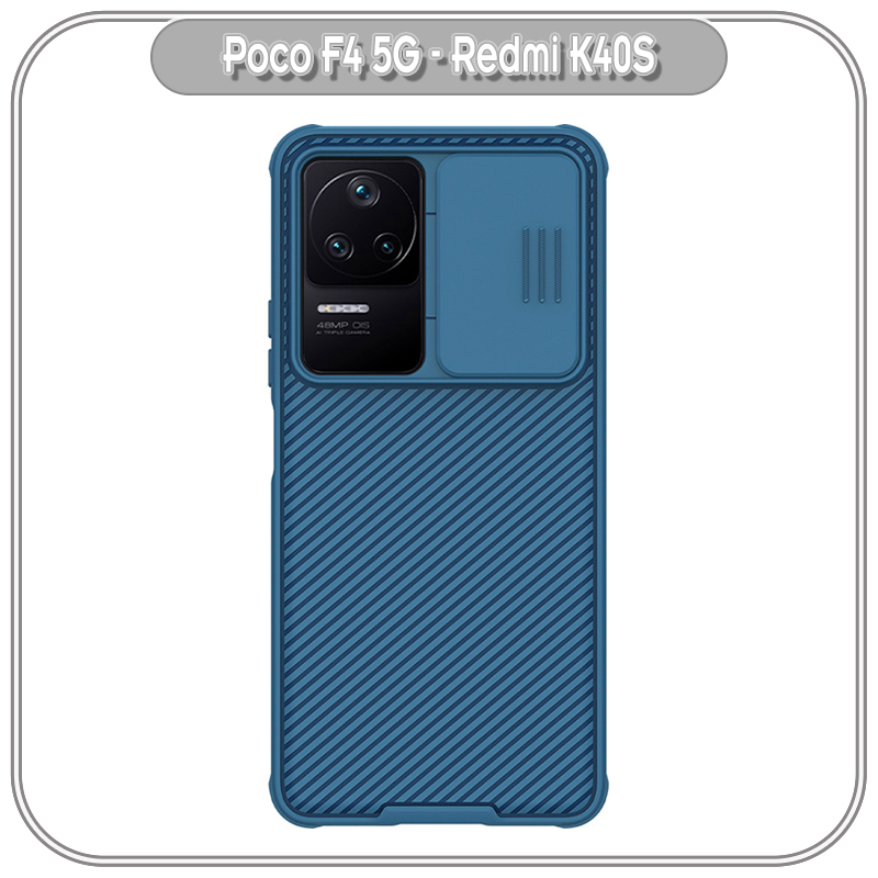Ốp lưng cho xiaomi poco f4 5g - redmi k40s, nillkin camshield pro che camera - hàng nhập khẩu