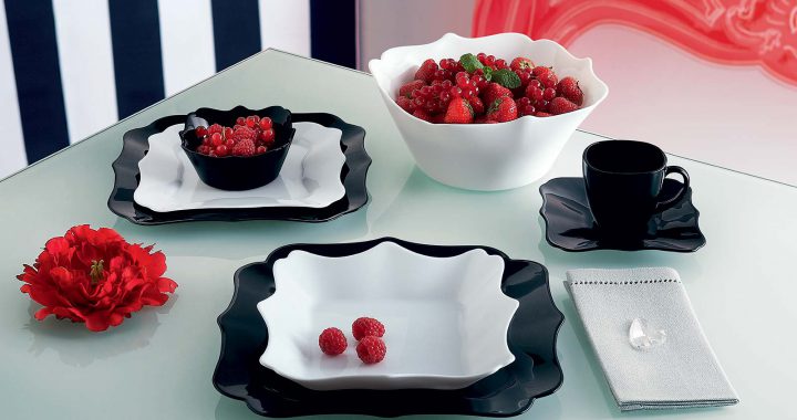 Chén thủy tinh Luminarc Authentic Black 12cm