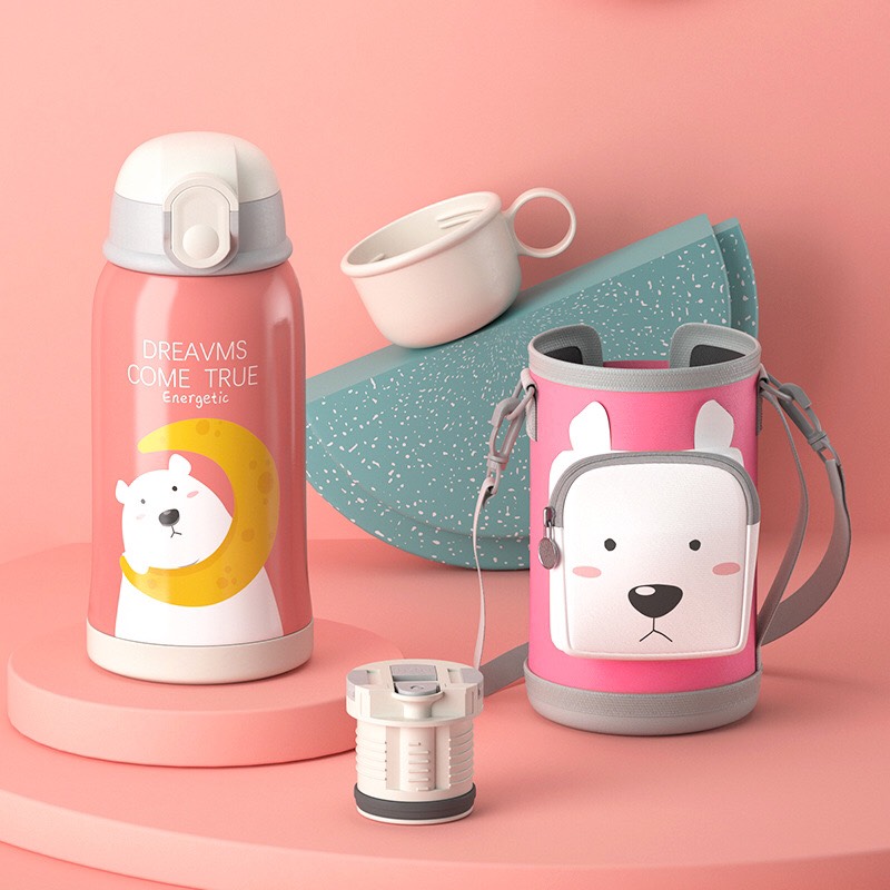 Bình nước giữ  nhiệt cho bé Bình nước trẻ em