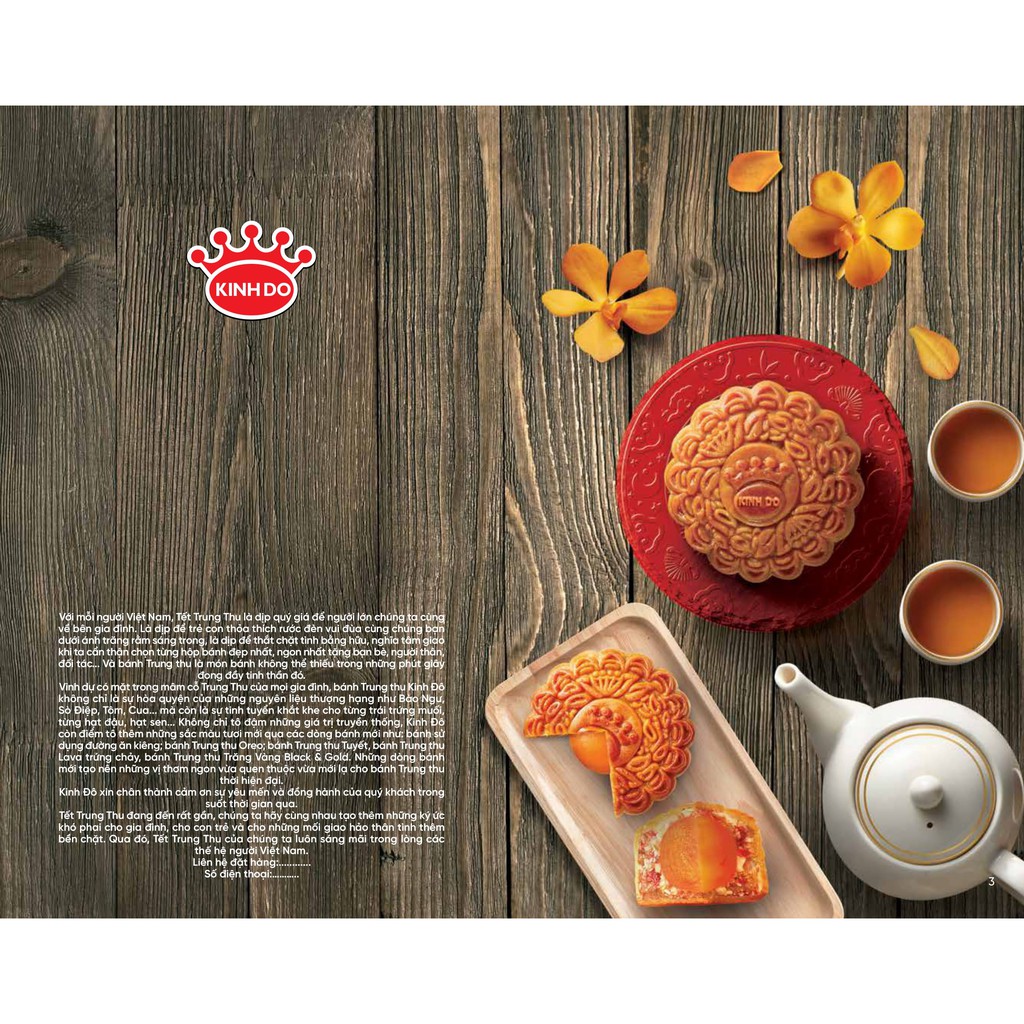 Bánh Trung Thu Kinh Đô Sữa Dừa Loại 1 Trứng 150g