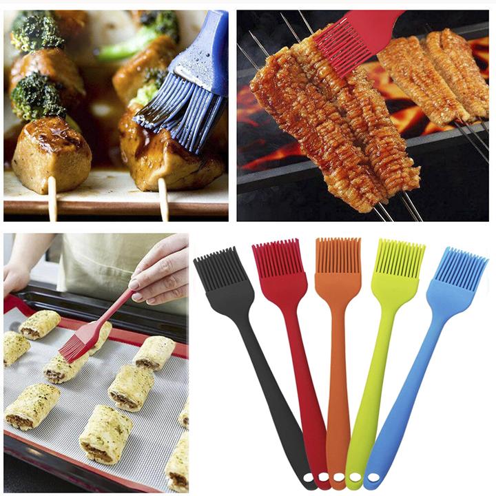 Combo 2 Cọ quét dầu, phết sốt bằng silicon