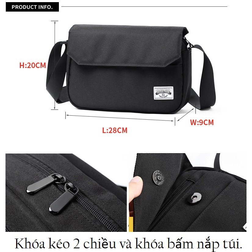 [HCM]Túi đeo chéo thời trang nam Moyyi.