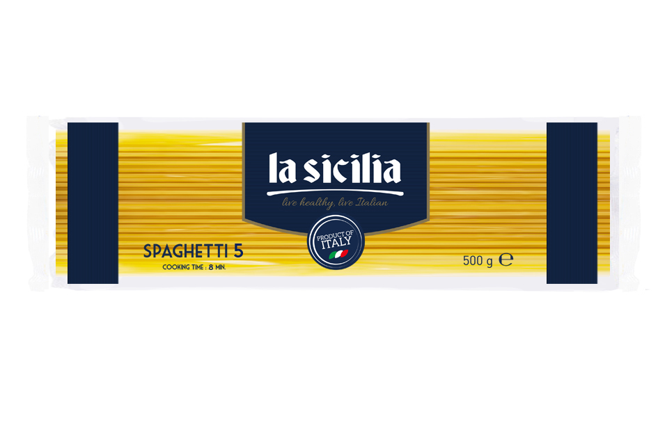 [Nhập khẩu Ý] Mì sợi dài Spaghetti Pasta La Sicilia 500g