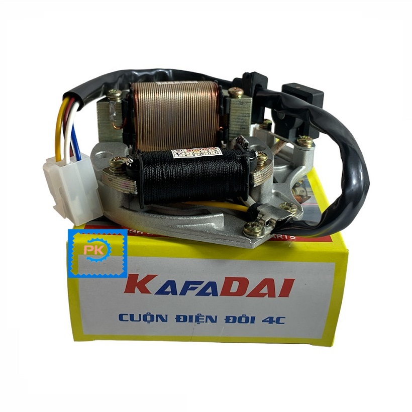 [Hoàn Tiền 10%] Cuộn điện đôi 4 cực xe Dream 100cc KAFADAI THAILAND - Cuộn lửa xe Dream - Cuộn điện mâm lửa Dream BH881