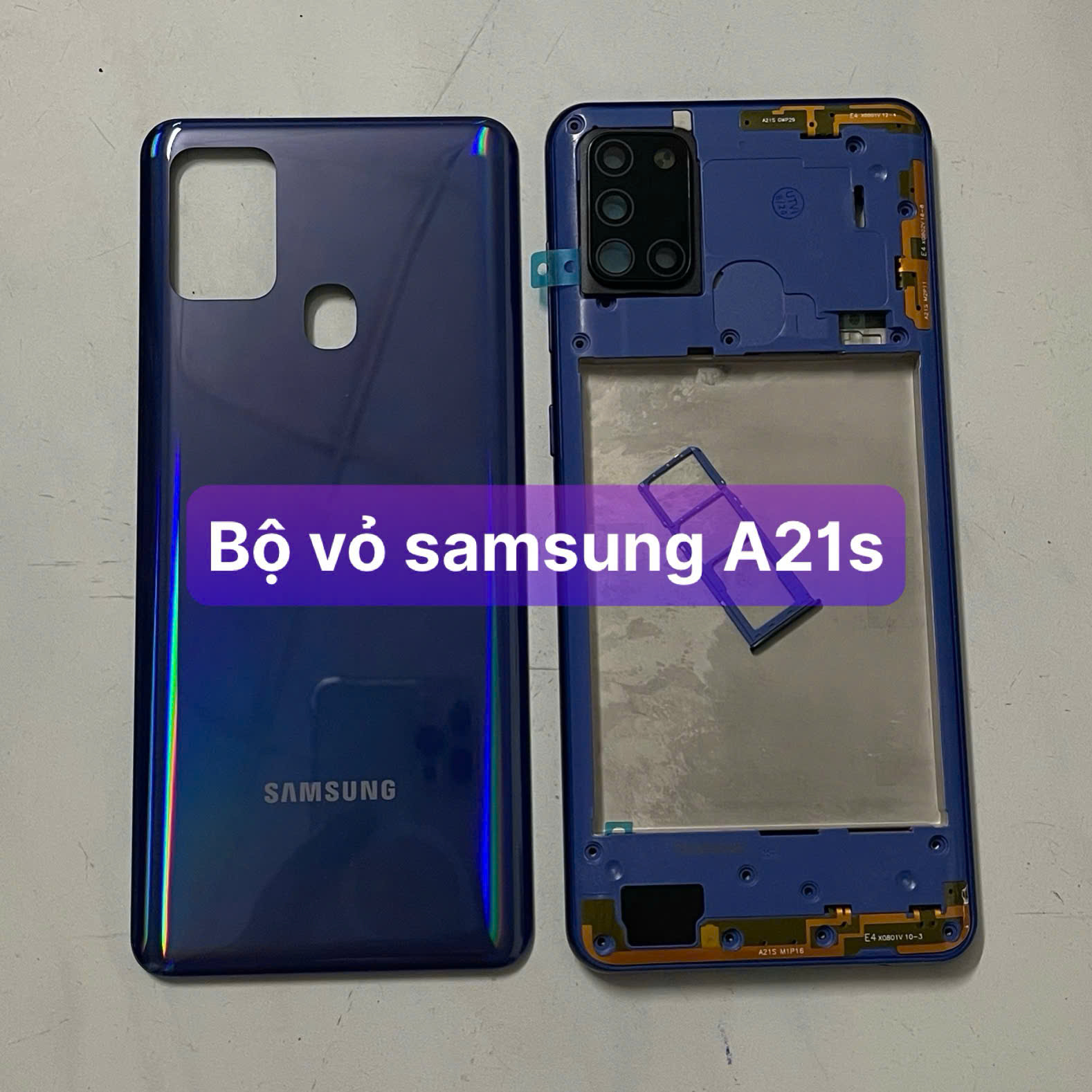 Bộ vỏ samsung A21s , A217F zin