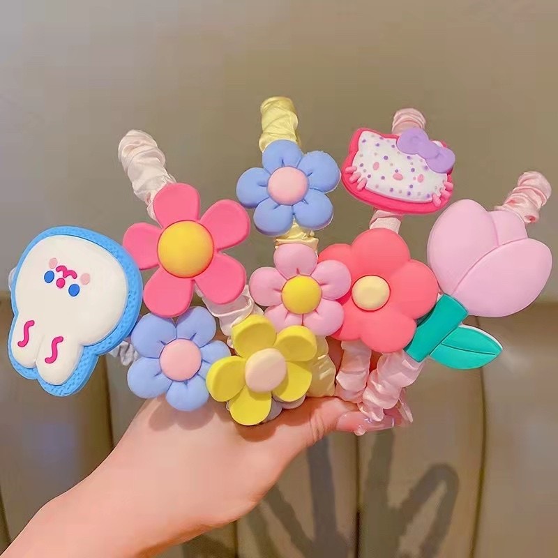 Băng đô cài bờm tóc hoạt hình siêu yêu cho bé