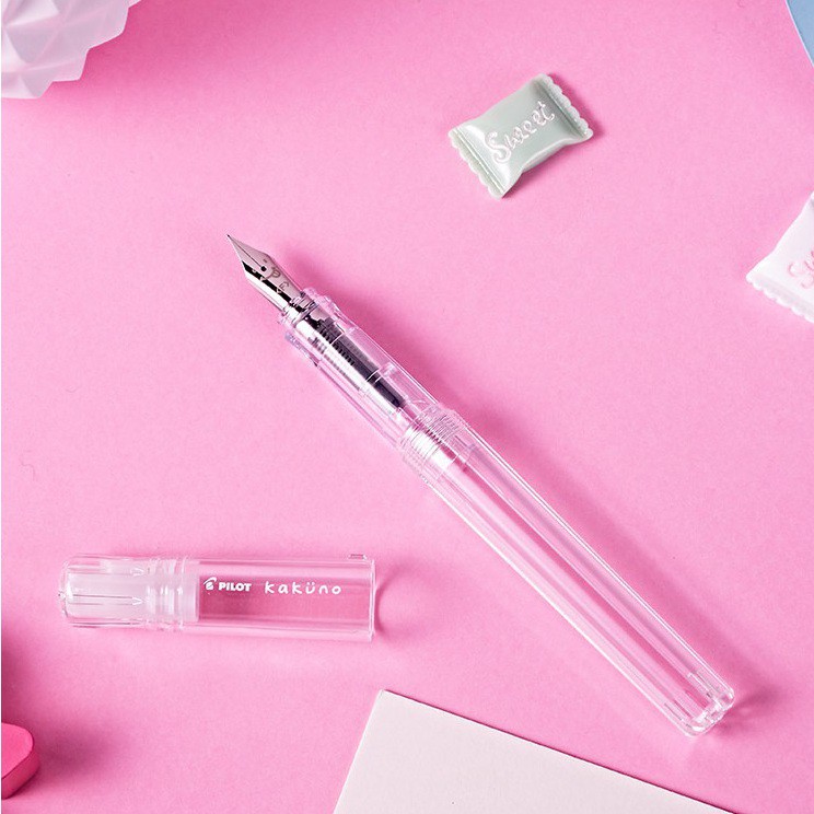 Bút máy Pilot Kakuno Nhật Bản Clear