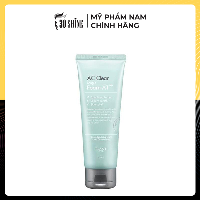 30SHINE Sữa Rửa Mặt Dành Cho Da Mụn AC Clear Magic Foam 120ml