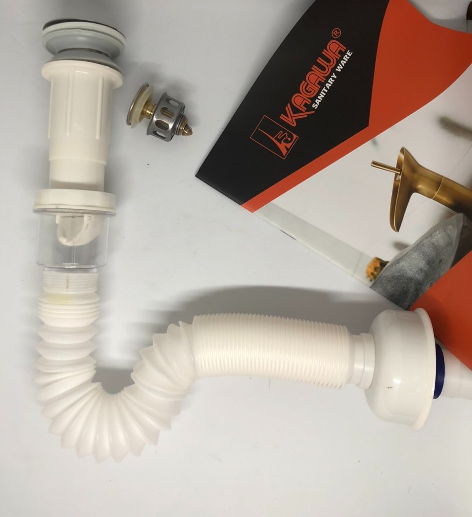 [HCM]Bộ xả nhấn ruột gà chống hôi tuyệt đối / xả xi phông bồn rửa mặt  lavabo ruột gà chống hôi cao cấp