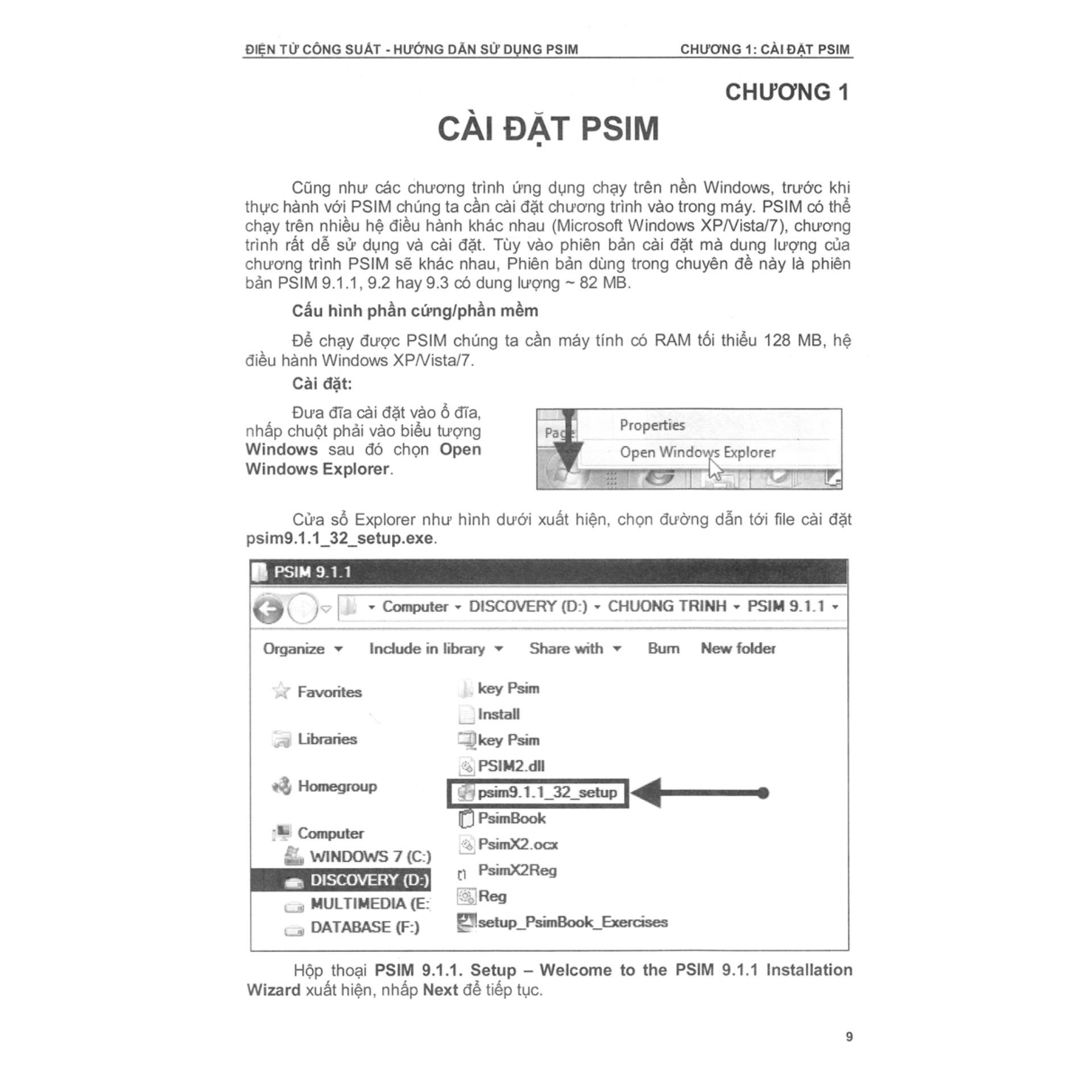 Điện Tử Công Suất - Hướng Dẫn Sử Dụng PSIM