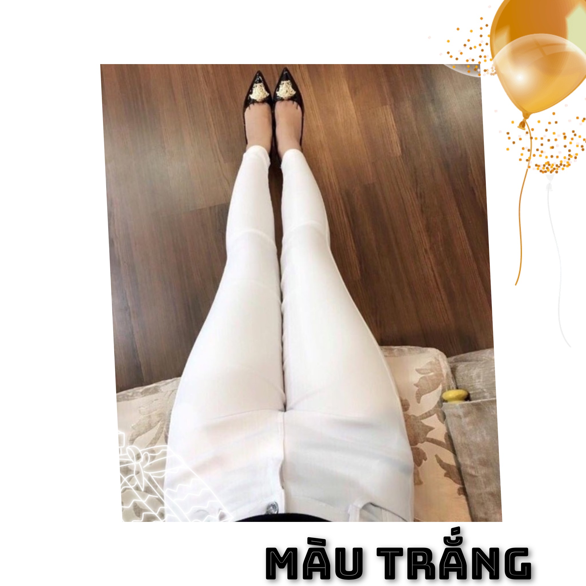 [HCM]QUẦN KAKI TRẮNG DÁNG ÔM PHOM CHUẨN TÔN DÁNG