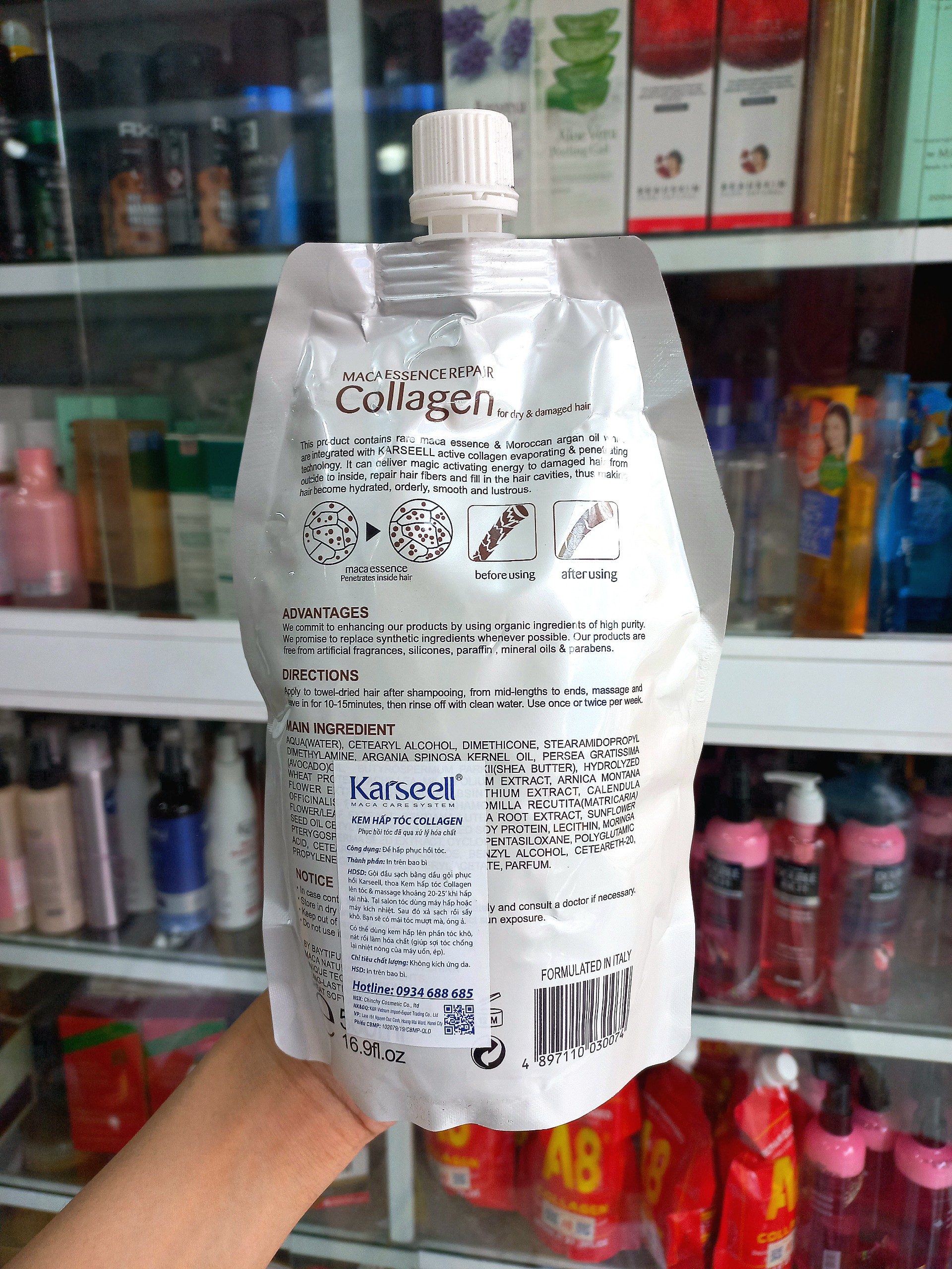[HCM]Dầu hấp tóc Collagen Karseell