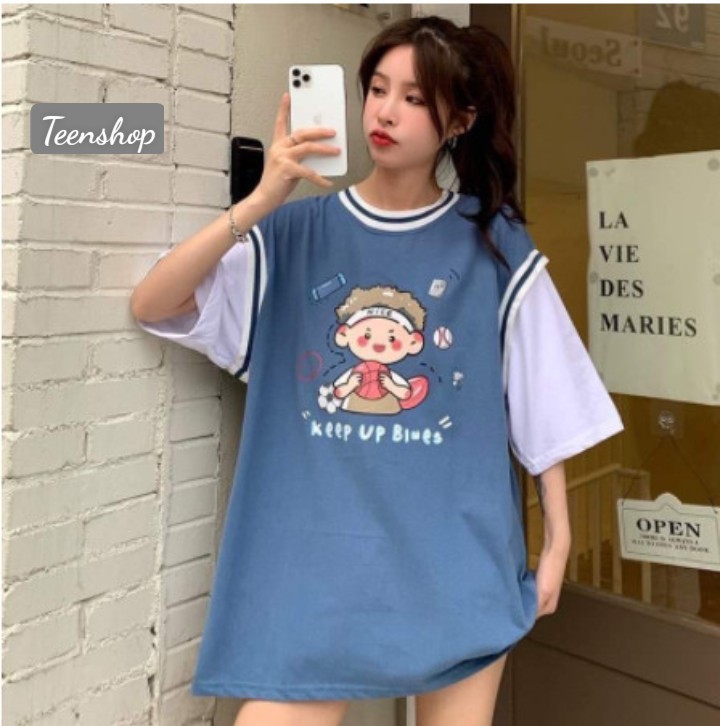 Ảnh thật-freeshipmax-Áo bóng chày cậu bé keep HĐ12