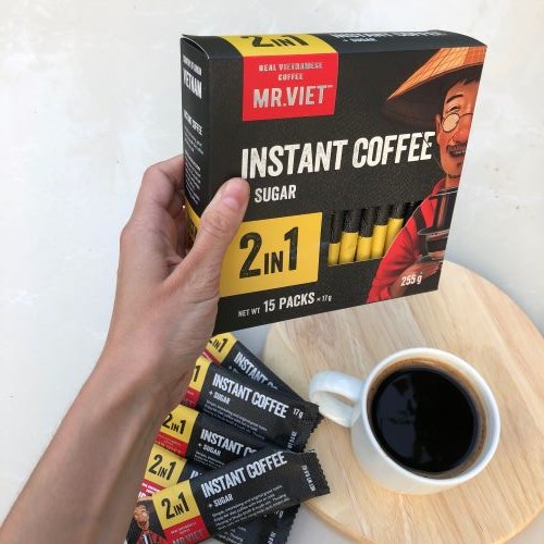Combo 6 hộp cà phê hòa tan 2in1 ( Combo 6 boxes instant coffee 2in1 )