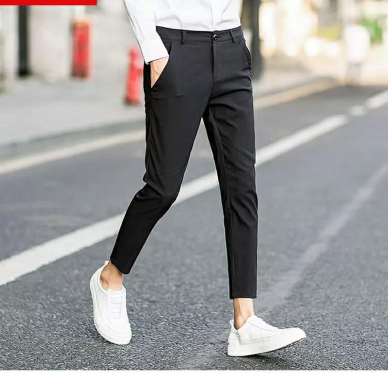 Quần tây nam co giãn ống côn body phong cách Hàn quốc có Big Size