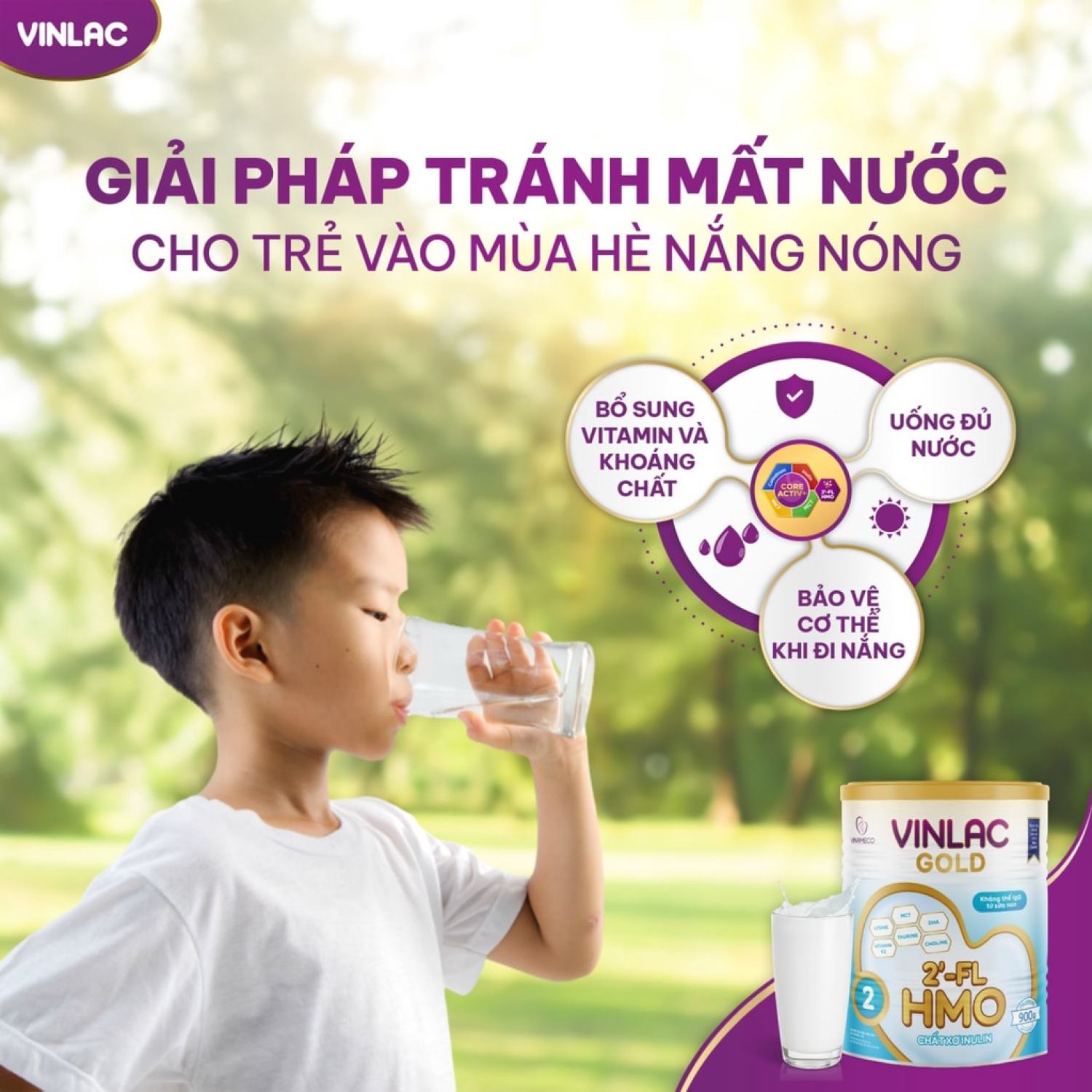Sữa bột Vinlac Gold dành cho bé tăng cân
