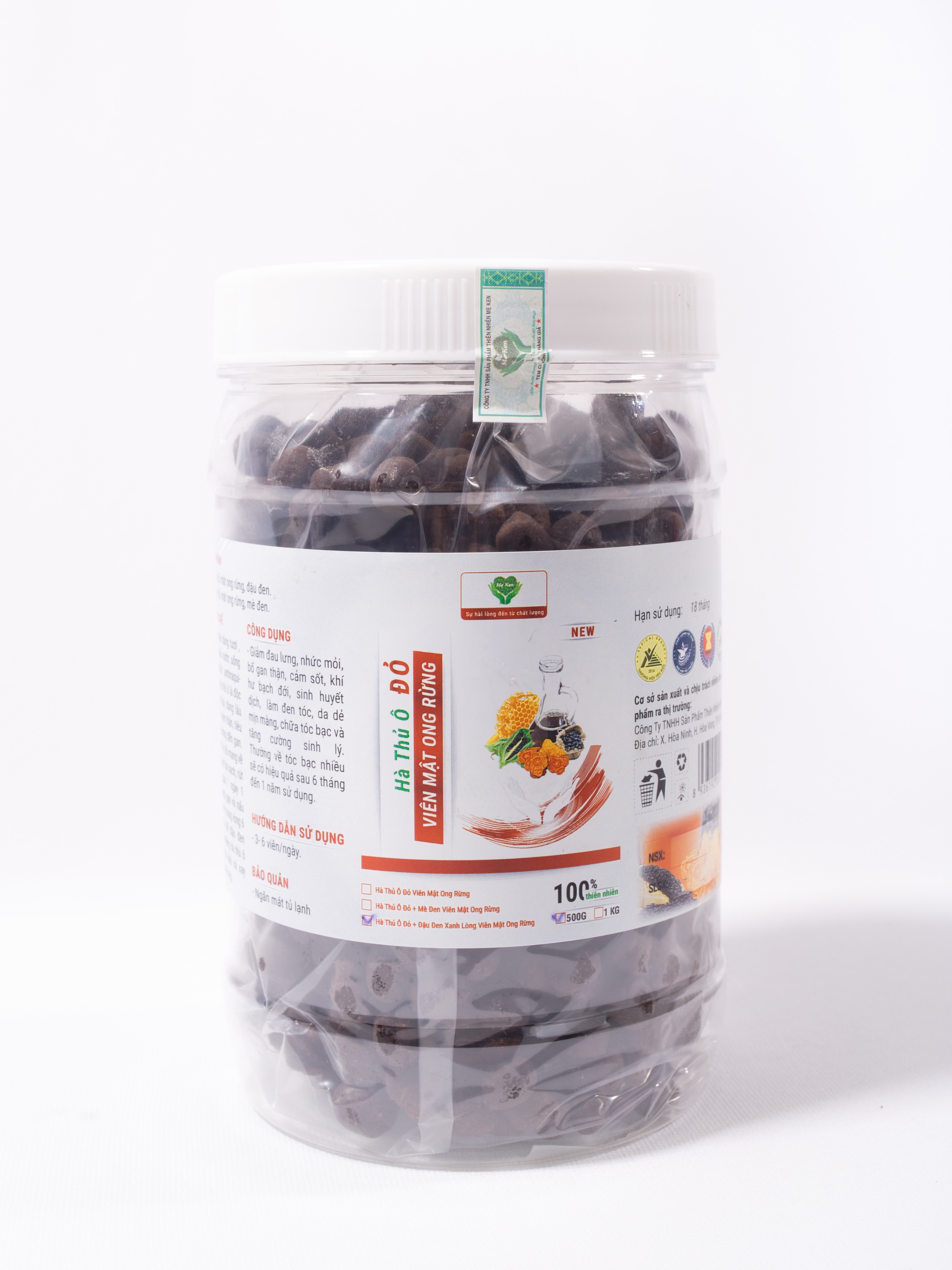 [HCM]HÀ THỦ Ô ĐỎ + MÈ ĐEN VIÊN MẬT ONG RỪNG MẸ KEN-GIẢM TÓC BẠC SỚM BỔ MÁU