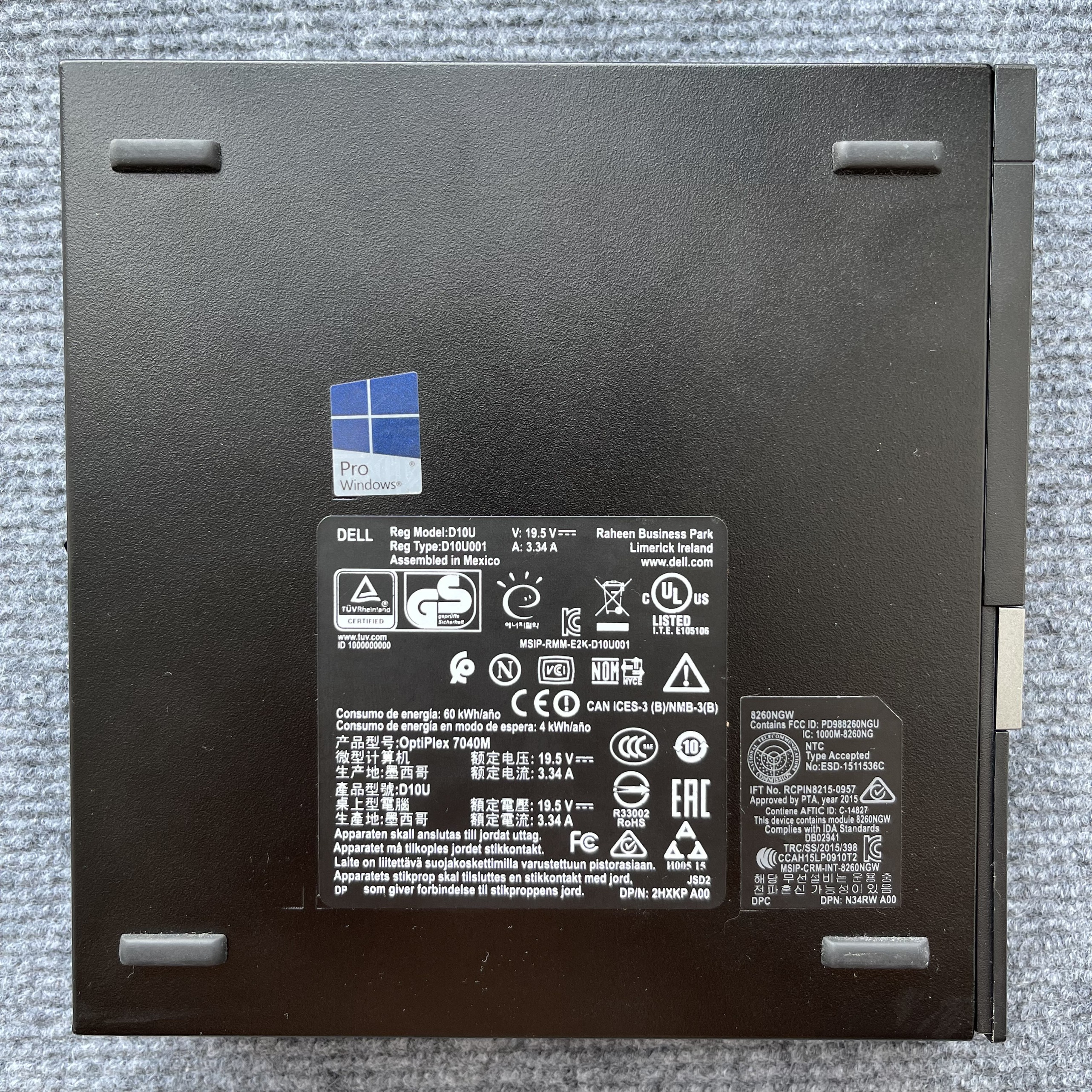 Máy tính bộ Mini PC Dell Optiplex 7040 Micro CPU Intel Gen 6 | Wifi/BT/Sạc