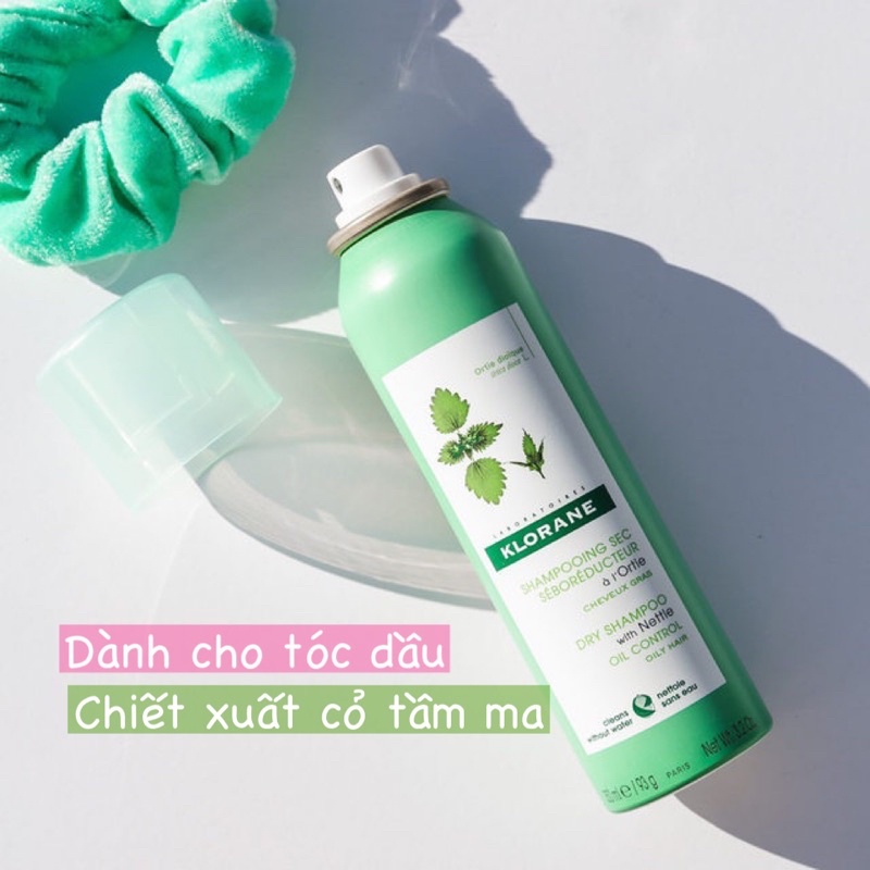 (Mẫu mới) Dầu gội khô Klorane 150ml