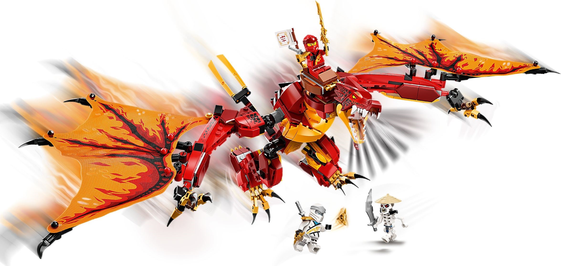 71753 LEGO Ninjago Legacy Fire Dragon Attack - Rồng phun lửa của KAI